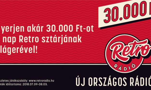 Nyereményjátékot indított a Retro Rádió