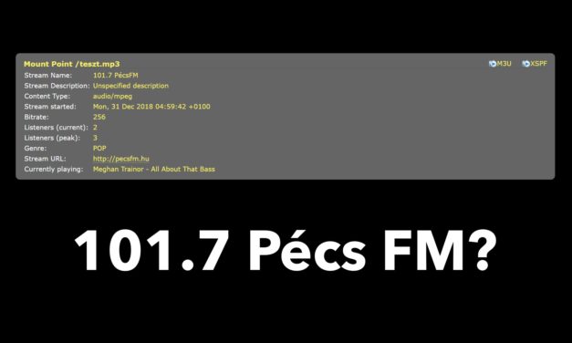 Jön a 101.7 Pécs FM? (frissítve)
